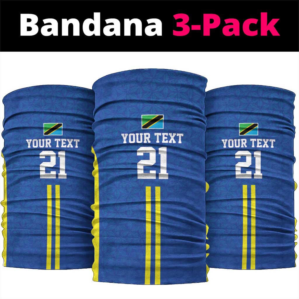Custom Football African Tanzania Neck Gaiter Taifa Stars Go Champion LT9