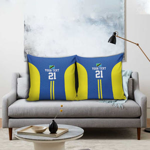 Custom Football African Tanzania Pillow Cover Taifa Stars Go Champion