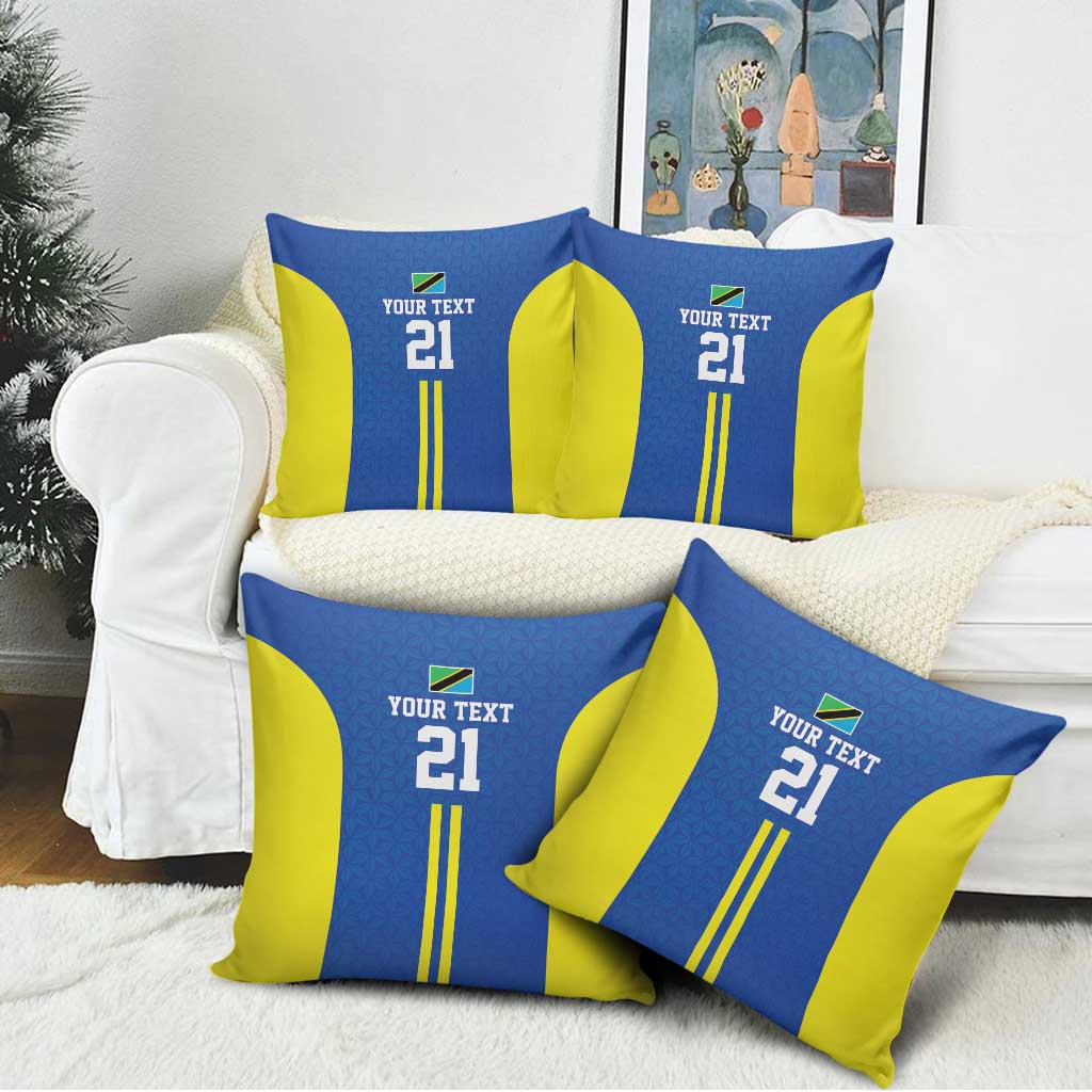 Custom Football African Tanzania Pillow Cover Taifa Stars Go Champion