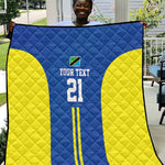 Custom Football African Tanzania Quilt Taifa Stars Go Champion - African Pride