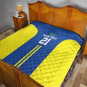 Custom Football African Tanzania Quilt Taifa Stars Go Champion - African Pride