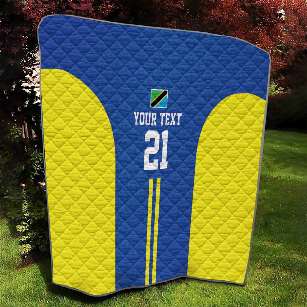 Custom Football African Tanzania Quilt Taifa Stars Go Champion - African Pride