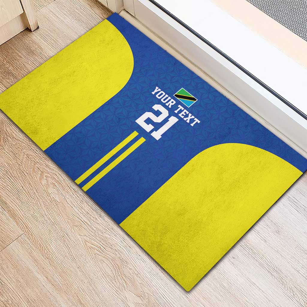 Custom Football African Tanzania Rubber Doormat Taifa Stars Go Champion - African Pride