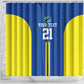 Custom Football African Tanzania Shower Curtain Taifa Stars Go Champion - African Pride