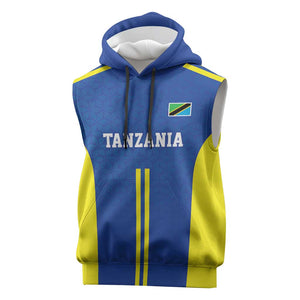 Custom Football African Tanzania Sleeveless Hoodie Taifa Stars Go Champion - African Pride