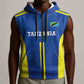 Custom Football African Tanzania Sleeveless Zip Hoodie Taifa Stars Go Champion - African Pride