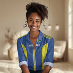 Custom Football African Tanzania Women Casual Shirt Taifa Stars Go Champion - African Pride