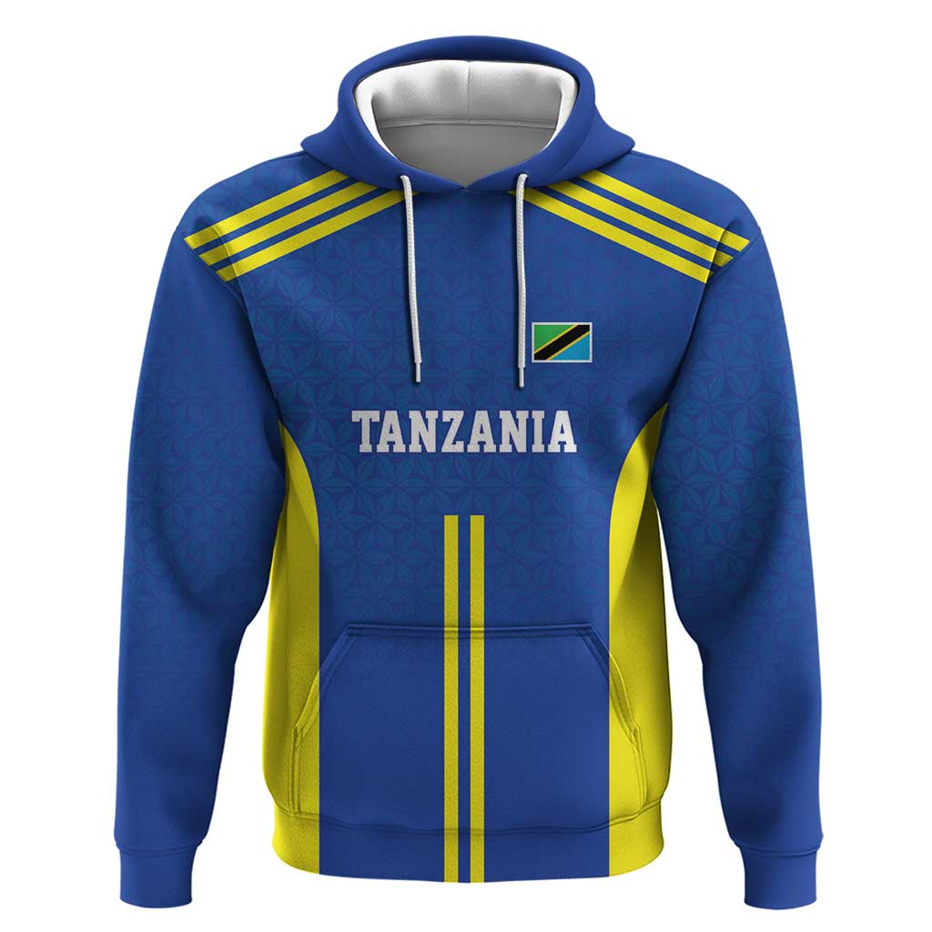 Custom Football African Tanzania Zip Hoodie Taifa Stars Go Champion - African Pride