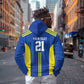 Custom Football African Tanzania Zip Hoodie Taifa Stars Go Champion - African Pride