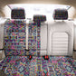 African Ndebele Art Patterns Back Car Seat Cover Beige Half Style
