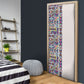 African Ndebele Art Patterns Door Cover Beige Half Style