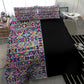 African Ndebele Art Patterns Bedding Set Black Half Style
