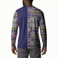 African Ndebele Art Patterns Button Sweatshirt Navy Blue Half Style
