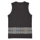 African Ndebele Traditional Attire Basketball Jersey Black Ndebele Stripe