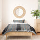 African Ndebele Traditional Attire Bedding Set Black Ndebele Stripe