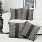 African Ndebele Traditional Attire Pillow Cover Black Ndebele Stripe