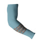 African Ndebele Traditional Attire Arm Sleeves Blue Ndebele Stripe