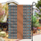 African Ndebele Traditional Attire Garden Flag Brown Ndebele Stripe