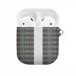 African Ndebele Traditional Attire AirPods Case White Ndebele Stripe