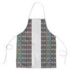 African Ndebele Traditional Attire Apron White Ndebele Stripe