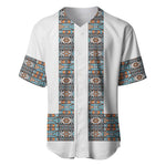 African Ndebele Traditional Attire Baseball Jersey White Ndebele Stripe