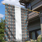 African Ndebele Traditional Attire Garden Flag White Ndebele Stripe