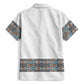 African Ndebele Traditional Attire Hawaiian Shirt White Ndebele Stripe