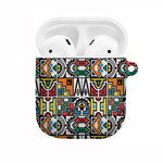 African Geometric Ndebele Patterns AirPods Case