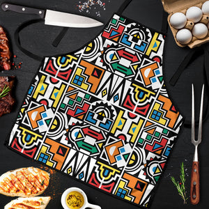 African Geometric Ndebele Patterns Apron