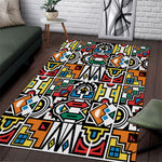 African Geometric Ndebele Patterns Area Rug