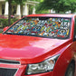 African Geometric Ndebele Patterns Auto Sun Shade