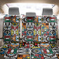African Geometric Ndebele Patterns Back Car Seat Cover