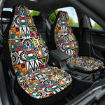African Geometric Ndebele Patterns Car Seat Cover
