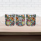 African Geometric Ndebele Patterns Ceramic Mug
