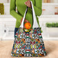 African Geometric Ndebele Patterns Grocery Bag