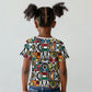 African Geometric Ndebele Patterns Kid T shirt