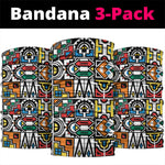 African Geometric Ndebele Patterns Neck Gaiter