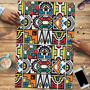 African Geometric Ndebele Patterns Puzzle