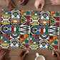 African Geometric Ndebele Patterns Puzzle