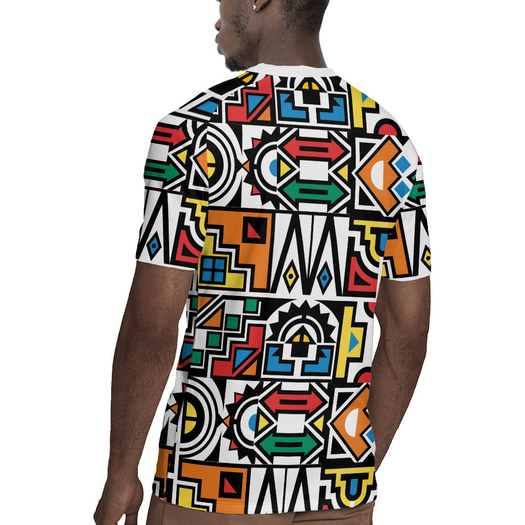 African Geometric Ndebele Patterns Rugby Jersey