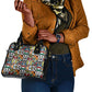 African Geometric Ndebele Patterns Shoulder Handbag