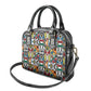 African Geometric Ndebele Patterns Shoulder Handbag
