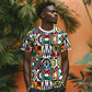 African Geometric Ndebele Patterns T shirt