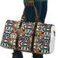 African Geometric Ndebele Patterns Travel Bag
