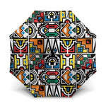 African Geometric Ndebele Patterns Umbrella