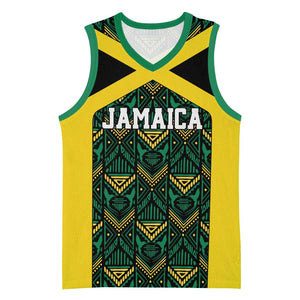 Afro-Jamaicans Football Custom Basketball Jersey Black Ethnic Motifs LT9