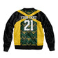 Afro-Jamaicans Football Custom Bomber Jacket Black Ethnic Motifs