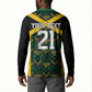 Afro-Jamaicans Football Custom Button Sweatshirt Black Ethnic Motifs