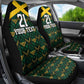 Afro-Jamaicans Football Custom Car Seat Cover Black Ethnic Motifs