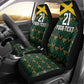 Afro-Jamaicans Football Custom Car Seat Cover Black Ethnic Motifs